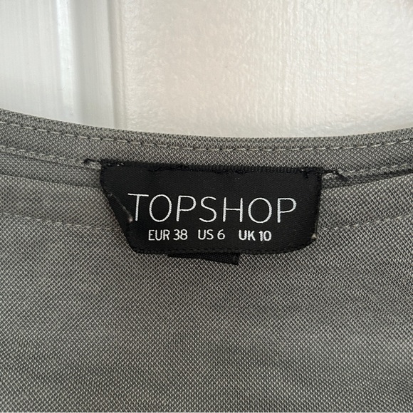 Topshop Asymmetrical Bodycon Dress — Size 6 - Picture 4 of 4